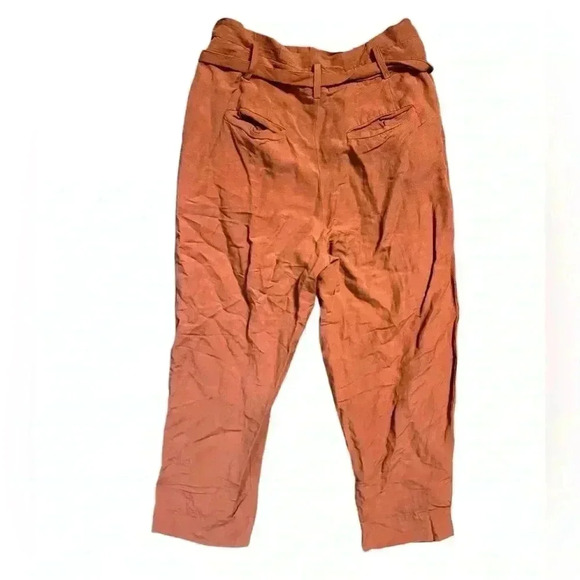Madewell Rust Paperbag Waist Trousers - Picture 6 of 6